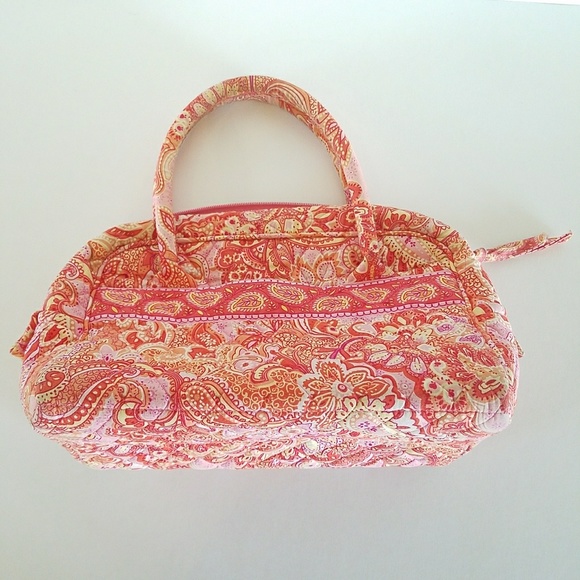 Vera Bradley Sherbert Handbag Pink Pasley - Picture 7 of 7